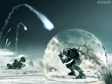 Master chief bubble shield