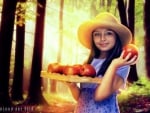 The Girl with the Apples