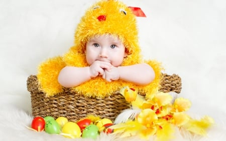 Baby - baby, photo, yellow, girl, boy