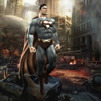 Superman Defends Metropolis