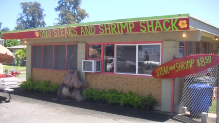 Ono Steaks & Shrimp - oahu, hawaii, Ono, waimanalo, steak, shrimp