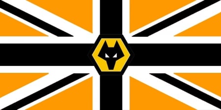 Union Wolves FC - wolverhampton wanderers, wwfc, wolverhampton, wolf, wolves, football, fc, wanderers, screensaver, union, soccer, sexy, Union jack, flag, wallpaper