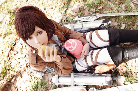 Sasha - attack on titan, anime, cosplay, other, shingeki no kyojin