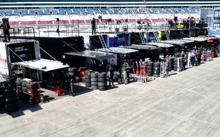 Carriers and Equipment 1 - racing, wide screen, las vegas motor speedway, photography, nascar, auto, photo