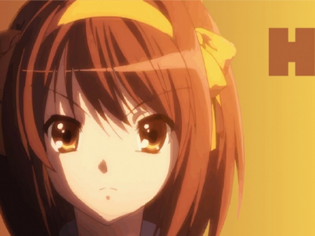 haruhi - anime, cute, girl, pretty