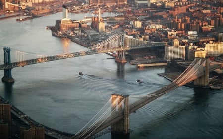 bridges - architecture, river, fun, bridges, nature