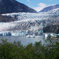Menden Hall Glacier, Junas, Alaska
