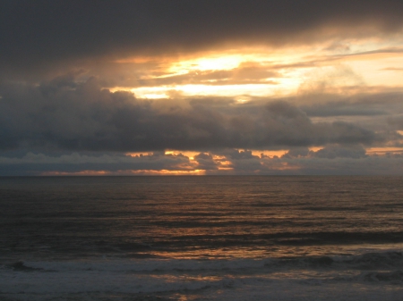 Sunset at Lincoln City, OR - Oregon Coast, sunsets, nature, beaches