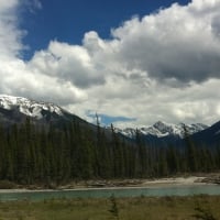 Snow on the summits