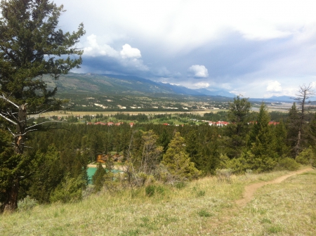 A Cloudy day in Spring season - white, sky, trees, cloudy, photography, green, mountains