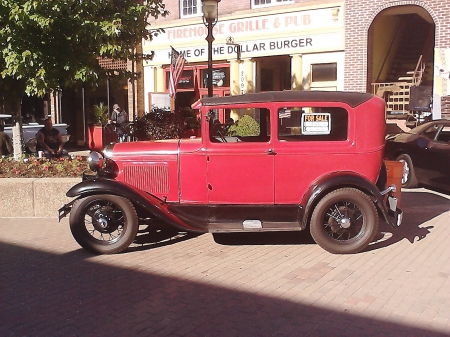 OLD RIDE - RED, OLD, COOL, CLASSIC