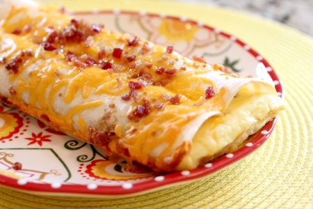 Enchiladas - enchiladas, egg, food, bread