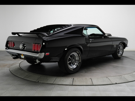 Ford Mustang - ford, mustang, car, black