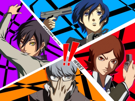 persona time shift - arisato minato, seta souji, 4 personas, narukami yu