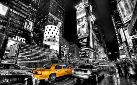 New York City - black, white, New York, City