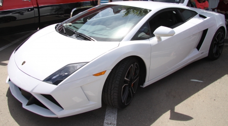 2012 Lamborghini - Lamborghini, black, white, tires, photography