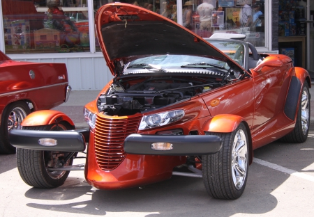 The Plymouth Prowler - tires, chrysler, black, photography