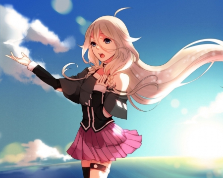 Vocaloid - vocaloid, sunny, anime, woman