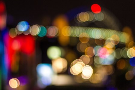 Bokeh - bokeh, lights, colors, night, light