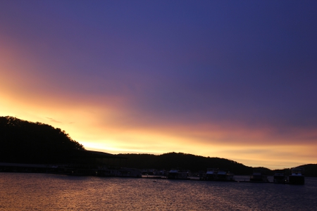 SUNSET AT THE LAKE - nature, beauty, amazing, sunset