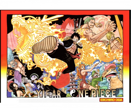 One Piece 710 - nami, luffy, shonen jump, one piece