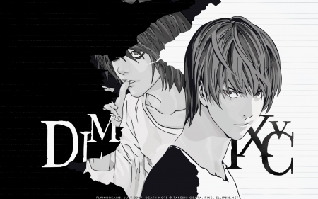 Death Note - note, l, death note, light