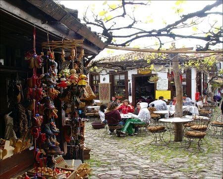 	the terrace    safranbolu turkey - safranbolu, turkey, terrace