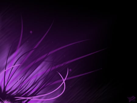 Purple Abstract by xSlaerx - hairs, purple, abstract, flowing