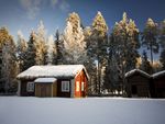 	A little red cosy cabin