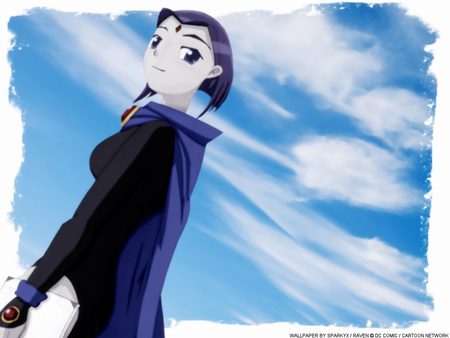 A Little Smile - a little smile, teen titans, raven