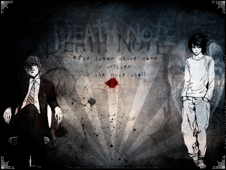 Death Note - kira, death note, l lawliet