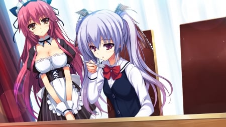 tasting! - anime, girls, long hair, maid