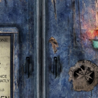 Broken TARDIS doors