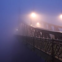 Bridge in Fog