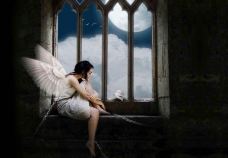 Angel in jail - image, wallpaper, color, expression, new