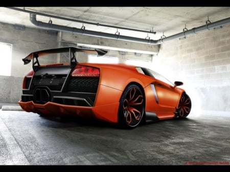 Lamborghini Murcielago TT - desktop nexus, virtualtuning, lamborghini murcielago, lambo, orange lambo, gt, hd wallpaper, sv