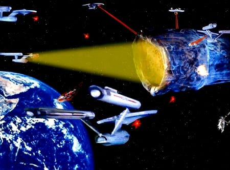 Planet Killer Battle v2 - Planet Killer, Star Trek, space battle, The Doomsday Machine