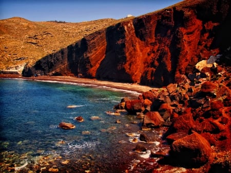 Red beach of Santorini