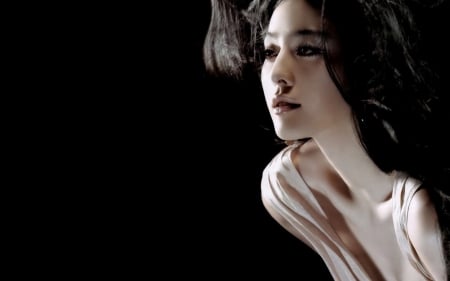 Fan Bingbing - beauty, woman, fan bingbing, girl, asian, black, model