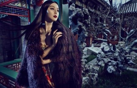 Fan Bingbing - tale, girl, fan bingbing, fantasy, redhead, woman, model, princess, asian