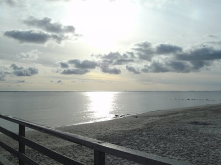 vacation - ostsee, sunset, sand, beach