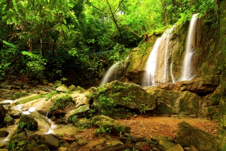 FOREST FALLS - nature, thailand, parks, thung salaeng luang, waterfalls