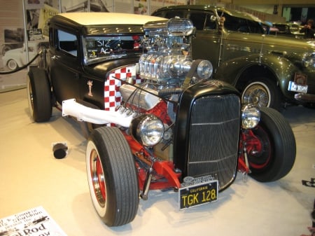 Hot Rods - tuned, wheels, motor, oldie