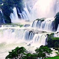 Waterfall at Guangxi, China