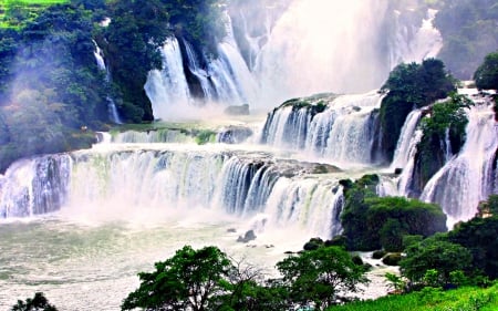 Waterfall at Guangxi, China