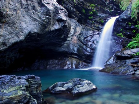 Maolin Waterfall, Taiwan - nature, china, waterfall, rocks