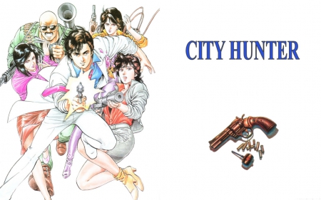 City Hunter - Ryo Saeba, Miki, Ryo, Falcon, Sweepers, Anime, Saeko, Anime Classic, City Hunter, XYZ, Umibozu, Saeko Nogami, Kaori, Kaori Makimura