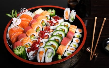 Sushi - sushi, fish, food, meat