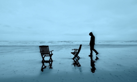 Hours without you - CHAIRS, SEA, hours, MAN