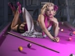 Billiards in purple